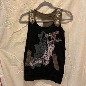 Parisian “H&BHAMEL THE ORIGINAL” alt tank top